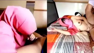 Ngewe Miss Hyper Jilbab Pink Pamer Bodi Montok